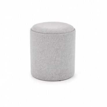 AVIKO zestaw 2 puf, jasny popiel 