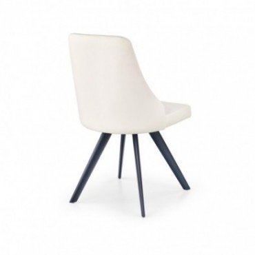 K206 krzesło biało / czarny 