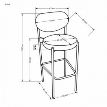 H108 hoker ciemny zielony 