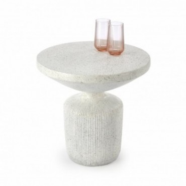 GIZA ława kompozyt - tlenek magnezu, biały 