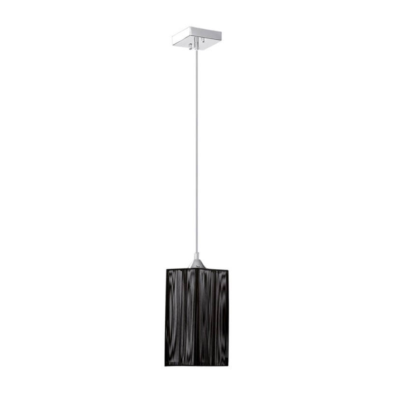  Atana Lampa Wisząca 1xE27 60W Chrom/Czarny 