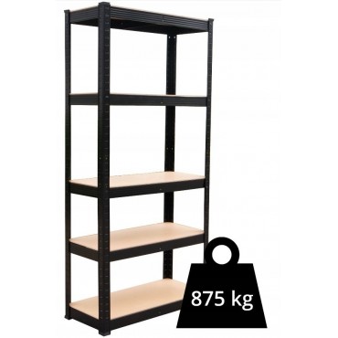  REGAŁ MAGAZYNOWY METALOWY P9040 MDF 175KG 