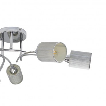  Ripoli Lampa Sufiitowa  6xE14 Max.9W Srebrny/Chrom 