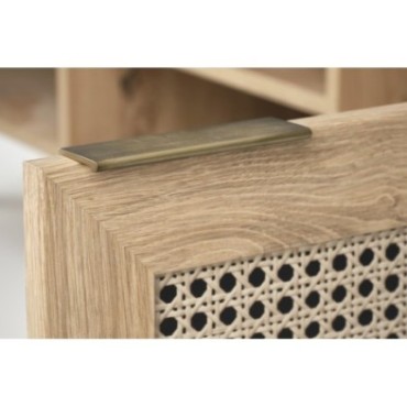 BORNEO RTV-1 stolik RTV dąb artisan/czarny 