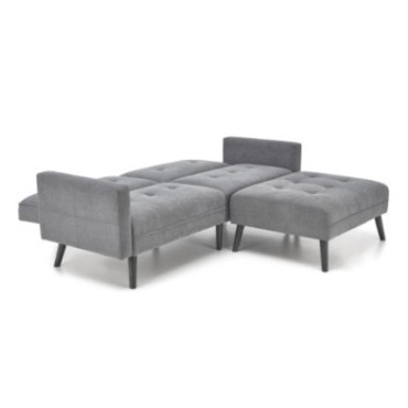 CORNELIUS sofa rozkładana z funkcją narożnika popiel 