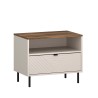 Szafka nocna EVO 1s kaszmir / dąb castello