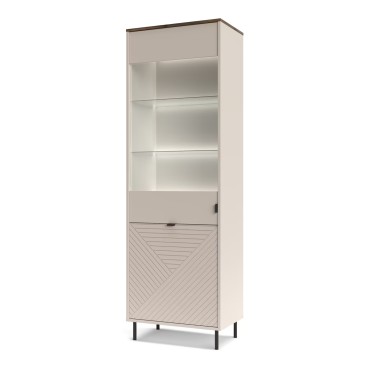 Witryna EVO 1d1w kaszmir / dąb castello