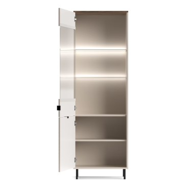 Witryna EVO 1d1w kaszmir / dąb castello