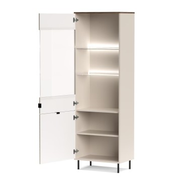 Witryna EVO 1d1w kaszmir / dąb castello