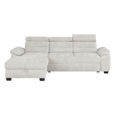 Narożnik lewostronny Aguda beżowy