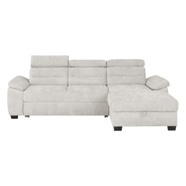 Narożnik prawostronny Aguda beżowy