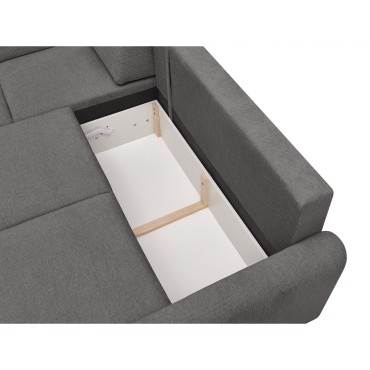 Narożnik lewostronny Toria szary