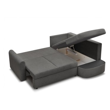 Narożnik prawostronny Toria szary