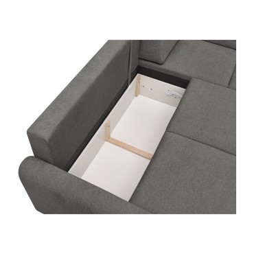 Narożnik prawostronny Toria szary