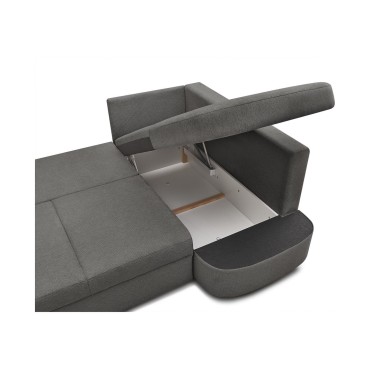 Narożnik prawostronny Toria szary