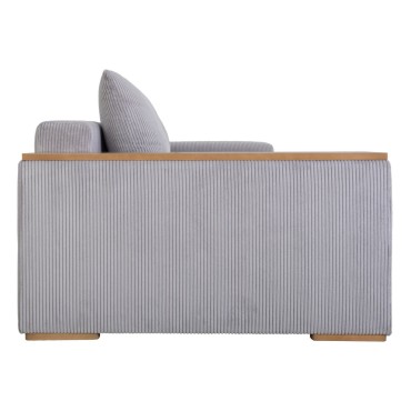 Sofa Peter sztruksowa szara