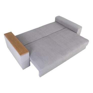 Sofa Peter sztruksowa szara