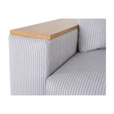 Sofa Peter sztruksowa szara