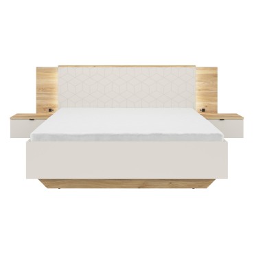 Łóżko Glamour 160x200 z pojemnikiem i stelażem