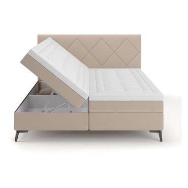 Łóżko kontynentalne Confi 180x200 z pojemnikiem