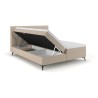 Łóżko kontynentalne Confi 160x200 z pojemnikiem