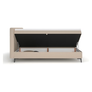 Łóżko kontynentalne Confi 160x200 z pojemnikiem