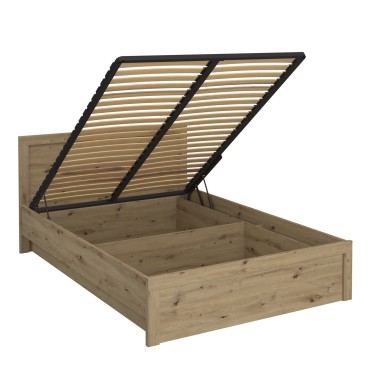 system AYSON łoże 140 z pojemnikiem dąb artisan