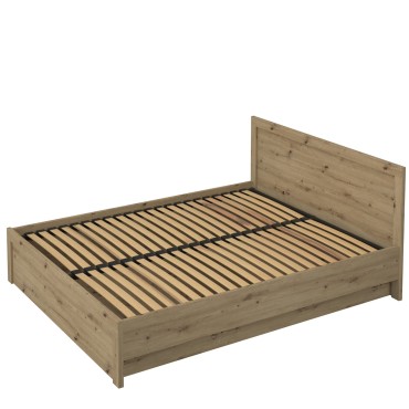 system AYSON łoże 160 z pojemnikiem dąb artisan