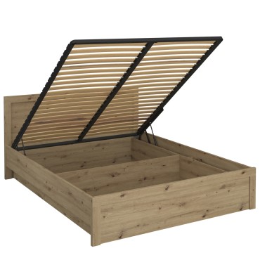system AYSON łoże 160 z pojemnikiem dąb artisan
