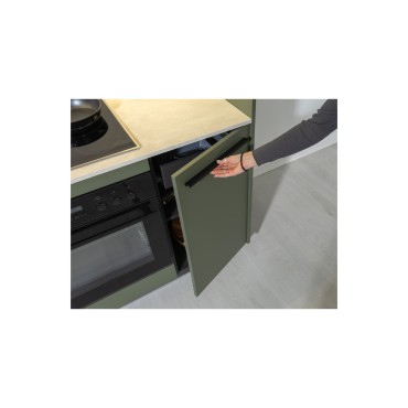 Komplet kuchenny Milino Small 210 cm zielona z blatem