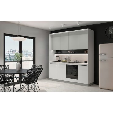 Panele okalające kuchnię Milino 210 cm biały alpejski