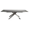 Stół rozkładany 180-240/90 ciemnoszary z porcelanowym blatem