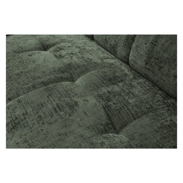 Narożnik prawostronny Leno szenilowy zielony