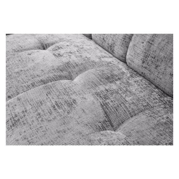 Narożnik prawostronny Leno szenilowy szary