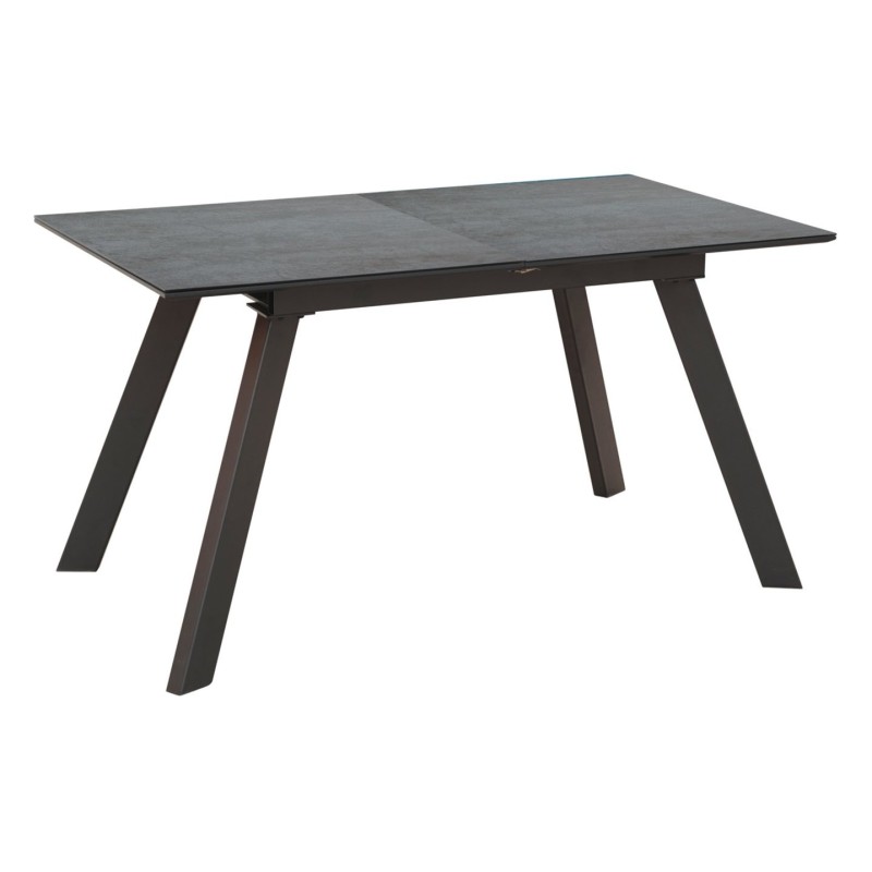 Stół rozkładany Heiko 140-180x80 szaro-czarny