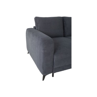 Narożnik prawostronny Martinez sztruksowy ciemny szary