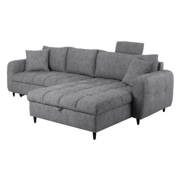 Narożnik uniwersalny Twist New szary