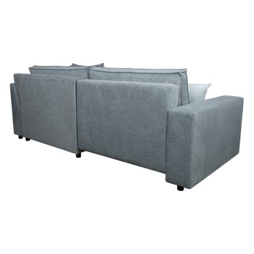 Narożnik uniwersalny Bremen z pojemnikiem szaroniebieski