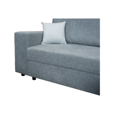 Narożnik uniwersalny Bremen z pojemnikiem szaroniebieski