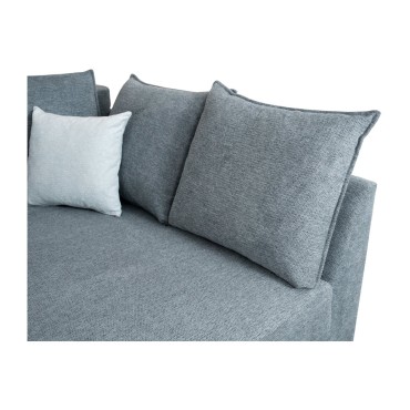 Narożnik uniwersalny Bremen z pojemnikiem szaroniebieski