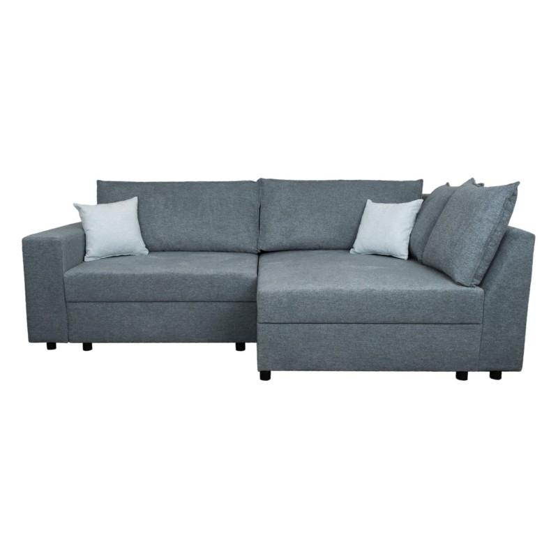 Narożnik uniwersalny Bremen z pojemnikiem szaroniebieski