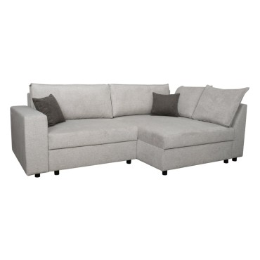 Narożnik uniwersalny Bremen z pojemnikiem jasnoszary