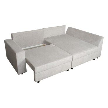 Narożnik uniwersalny Bremen z pojemnikiem jasnoszary