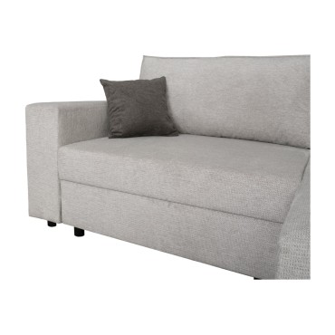 Narożnik uniwersalny Bremen z pojemnikiem jasnoszary