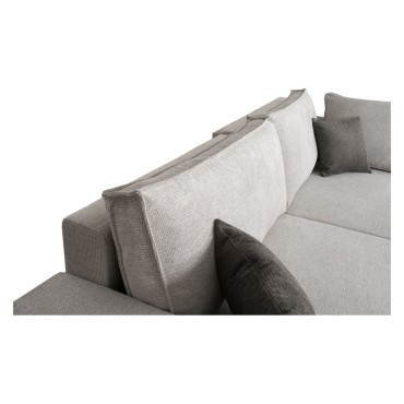 Narożnik uniwersalny Bremen z pojemnikiem jasnoszary