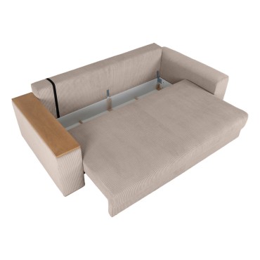 Sofa Peter sztruksowa beżowa