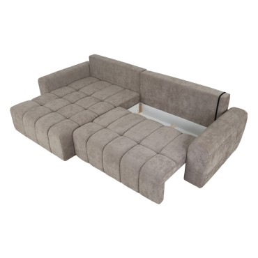 Narożnik lewostronny Chill_Me brązowy