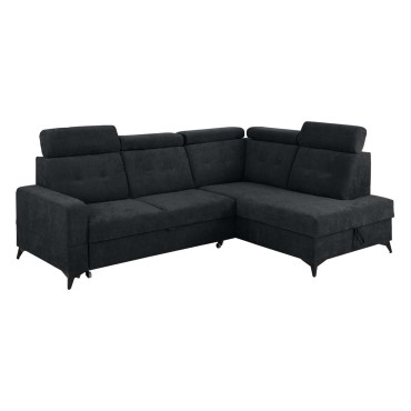 Narożnik Amado Prawy Czarny