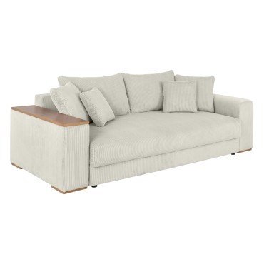 Sofa Peter sztruksowa beżowa jasna