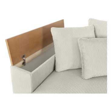 Sofa Peter sztruksowa beżowa jasna